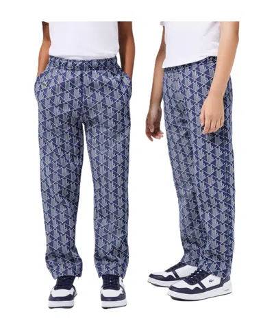 Lacoste Kids' Soft And Comfortable Trousers In Blue