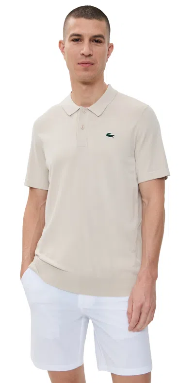 Lacoste Soft Knit Polo Beige