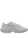 Lacoste Spinor Textured Chunky Trainers In Gray