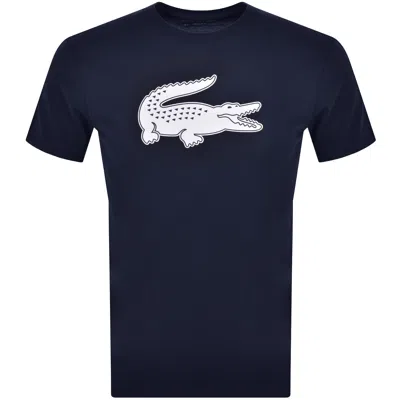 Lacoste Sport Crew Neck T Shirt Navy