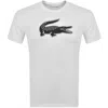 LACOSTE LACOSTE SPORT CREW NECK T SHIRT WHITE