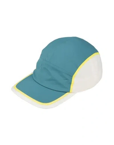 Lacoste Sport Man Hat Deep Teal Size Onesize Polyester In Blue