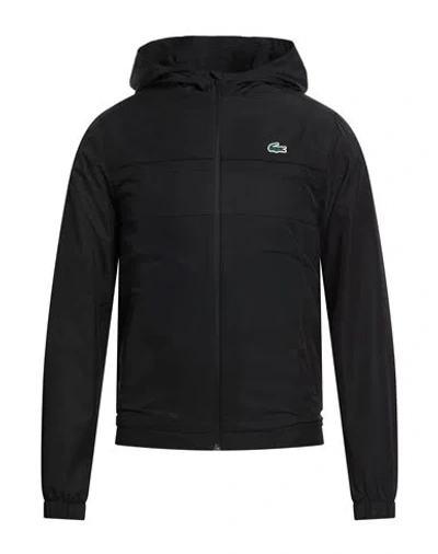Lacoste Sport Man Jacket Black Size 3 Polyester