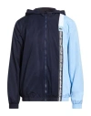 Lacoste Sport Man Jacket Navy Size 44 Polyester In Multi