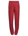 Lacoste Sport Man Pants Brick Size 7 Polyester In Red