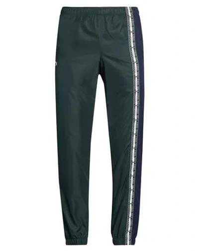 Lacoste Sport Man Pants Dark Green Size 3 Polyester