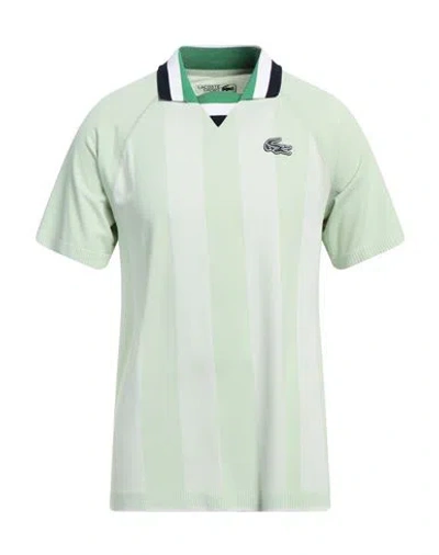Lacoste Sport Man Polo Shirt Light Green Size M Nylon, Polyester, Elastane