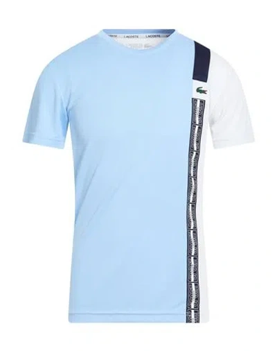 Lacoste Sport Man T-shirt Sky Blue Size 4 Polyester