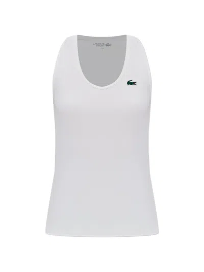 Lacoste Sport Slim-fit Tank Top In White