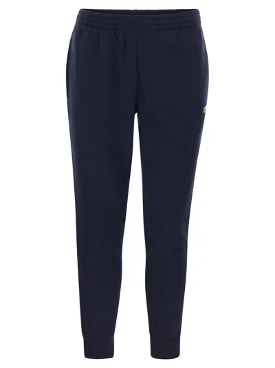 Lacoste Sports Pants In Organic Cotton Sweatshirt In Blue