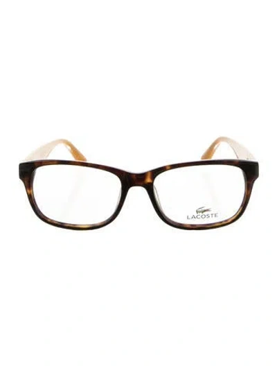 Pre-owned Lacoste Square Eyeglasses In Multi