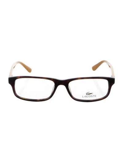 Pre-owned Lacoste Square Eyeglasses In Multi