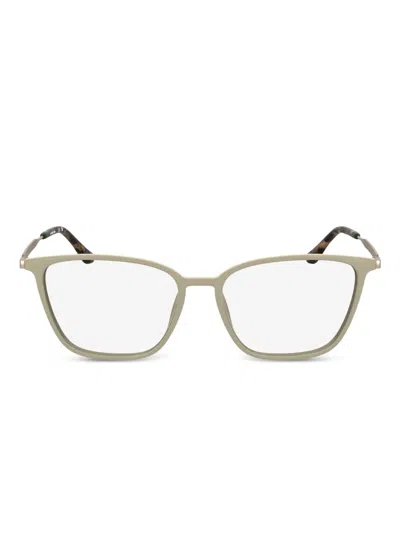 Lacoste Square-frame Glasses In Brown