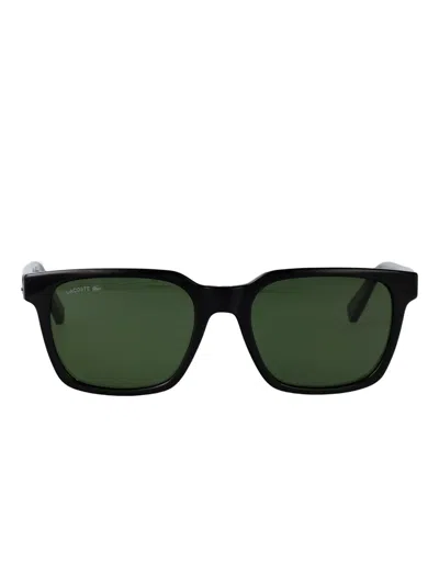 Lacoste Square-frame Sunglasses In Green