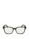 Lacoste Square-frame Glasses In Green