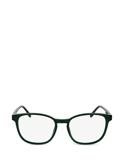 Lacoste Square-frame Glasses In Green