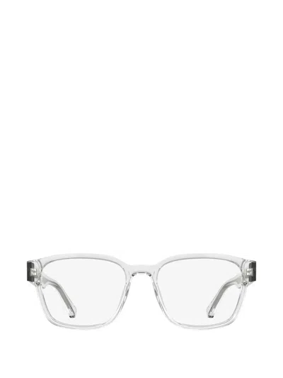 Lacoste Square-frame Glasses In Neutrals