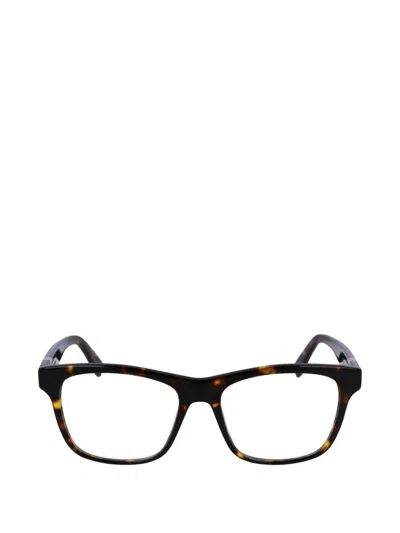 Lacoste Square-frame Glasses In Orange