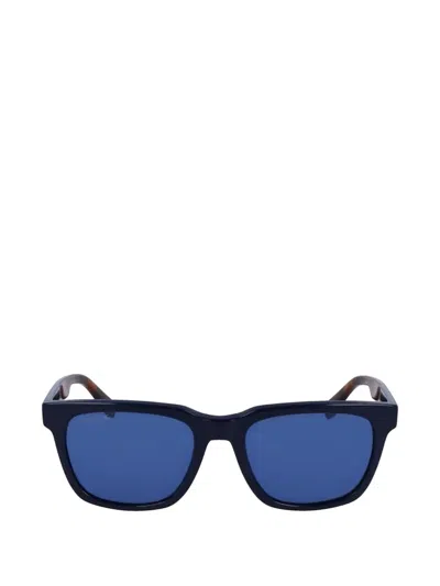 Lacoste Square-frame Sunglasses In Blue