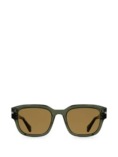 Lacoste Square-frame Sunglasses In Green