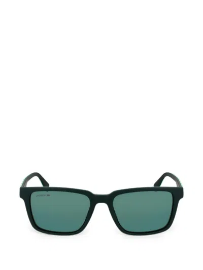 Lacoste Square-frame Sunglasses In Green