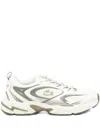 Lacoste Man Sneakers Dark Green Size 8.5 Textile Fibers In Multi