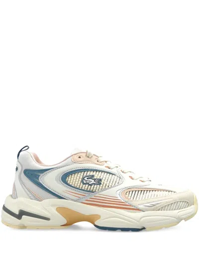 Lacoste Storm 96 2k Mesh-panelled Sneakers In Beige