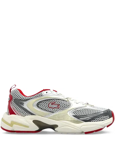 Lacoste Storm 96 2k Mesh-panelled Trainers In Grey