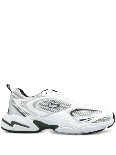 Lacoste Storm 96 2k Mesh-panelled Sneakers In White