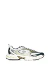 Lacoste Man Sneakers Dark Green Size 8.5 Textile Fibers In Multi