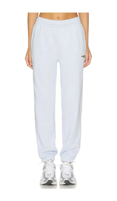 Lacoste Straight Fit Molleton Jogger In Blue