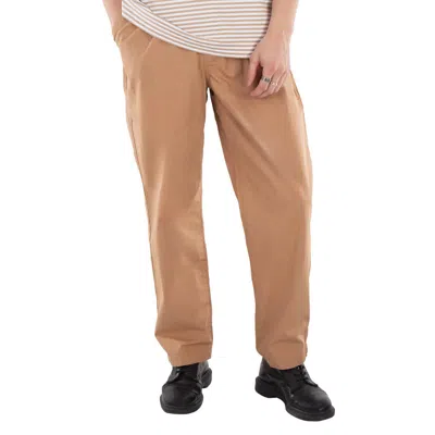 Lacoste Straight-leg Cotton Pants In Brown