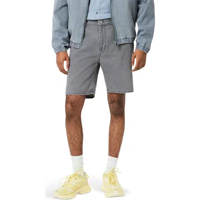 Lacoste Straight Leg Denim Shorts In Sand