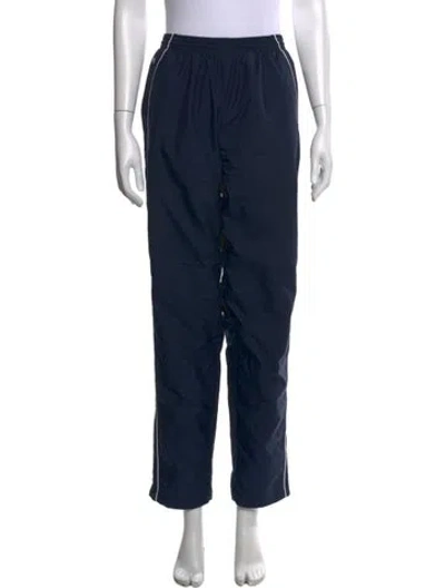 Pre-owned Lacoste Straight Leg Pants In Blue