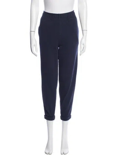 Pre-owned Lacoste Straight Leg Pants In Blue