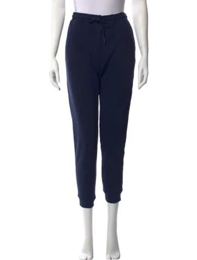 Pre-owned Lacoste Straight Leg Pants In Blue
