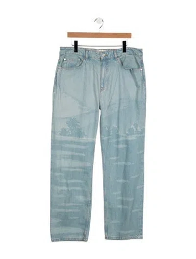 Pre-owned Lacoste Straight-leg Jeans In Blue