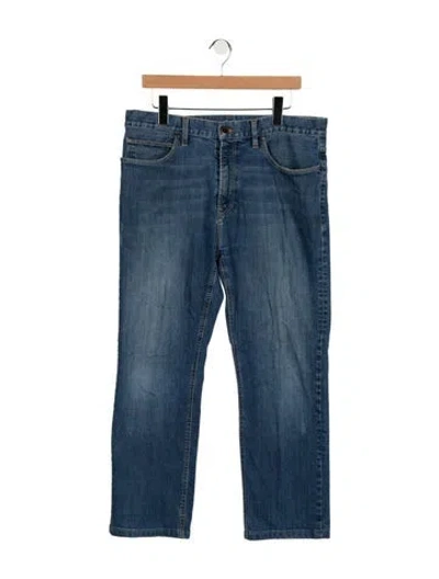 Pre-owned Lacoste Straight-leg Jeans In Blue
