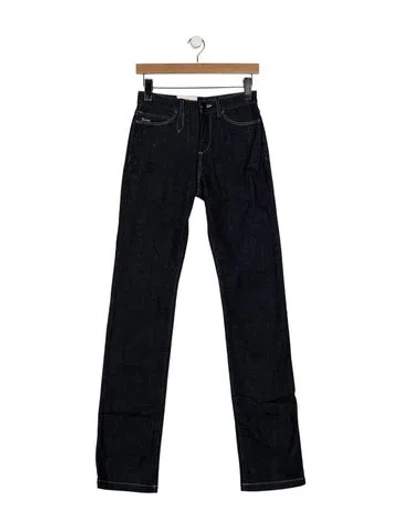 Pre-owned Lacoste Straight-leg Jeans In Blue