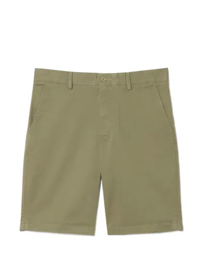 Lacoste Stretch Bermuda Shorts In Green