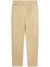 Lacoste Stretch Chino Trousers In Neutrals
