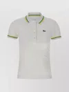 Lacoste Stretch Cotton Polo Logo Placket