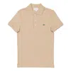 Lacoste T-shirt Collar Polo Short Sleeves In Neutral