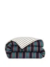 Lacoste Striped Bedding In Blue