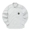 Lacoste Striped Cotton Poplin Long-sleeve Shirt