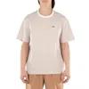 Lacoste Striped Crew Neck Cotton T-shirt In Multi