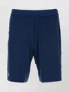 Lacoste Striped Elastic Waistband Shorts With Side Stripes