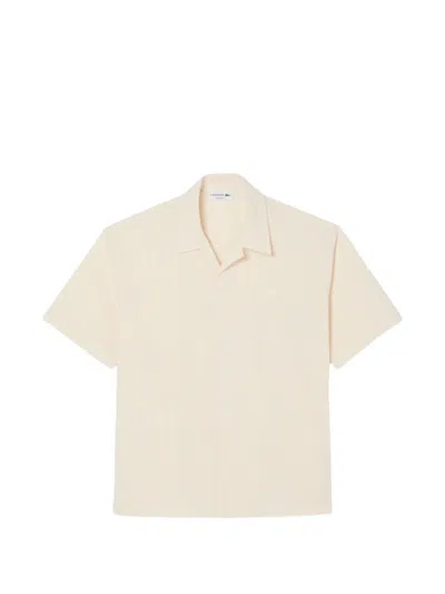 Lacoste Striped Seersucker Shirt In Multi