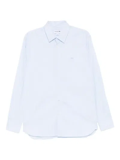 Lacoste Striped Shirt In Blue