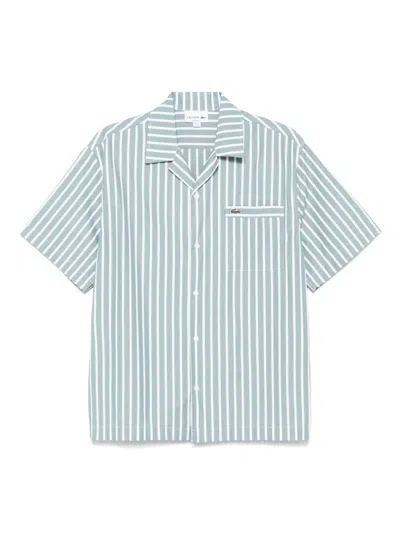 Lacoste Striped Shirt In Green